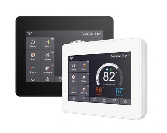 4.0″ heat pump thermostat
