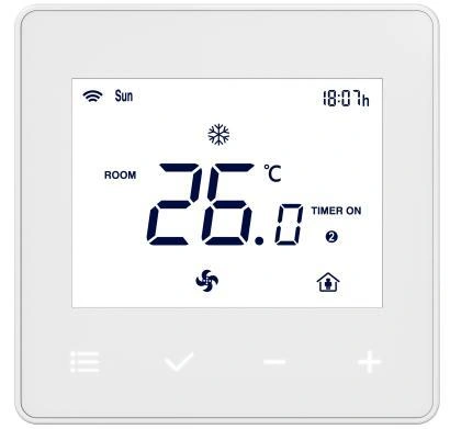 LCD fan coil thermostat