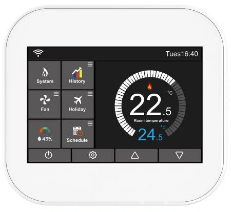 3.5″ heat pump thermostat